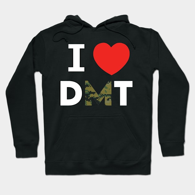 I <3 Dear Military Teen Hoodie by The Shanon Show